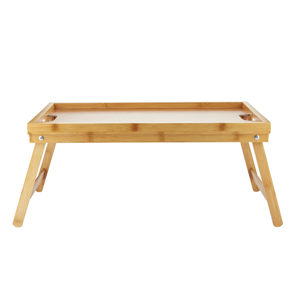 Bakke m/foldbare ben, natur - 50x30 cm.